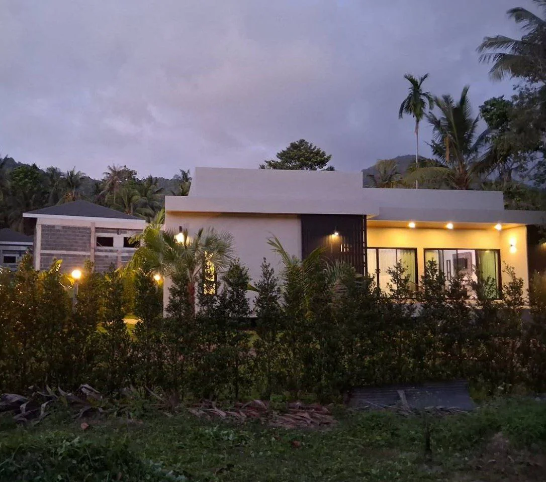 New 2BR house with a spacious living room and terrace
